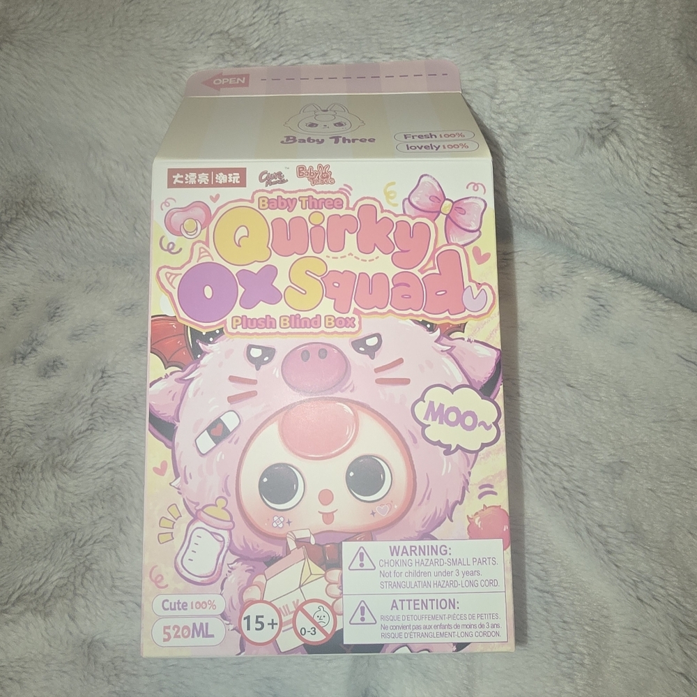 Baby Three Quirky Ox Squad Plush Blind Box